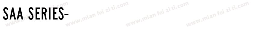 Saa Series字体转换